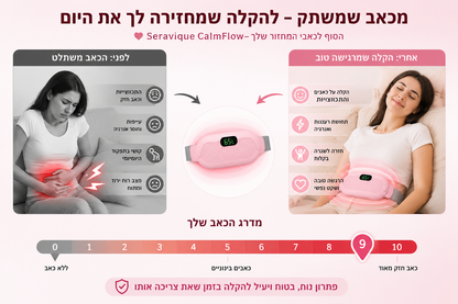 Seravique CalmFlow - הסוף לכאבי המחזור שלך